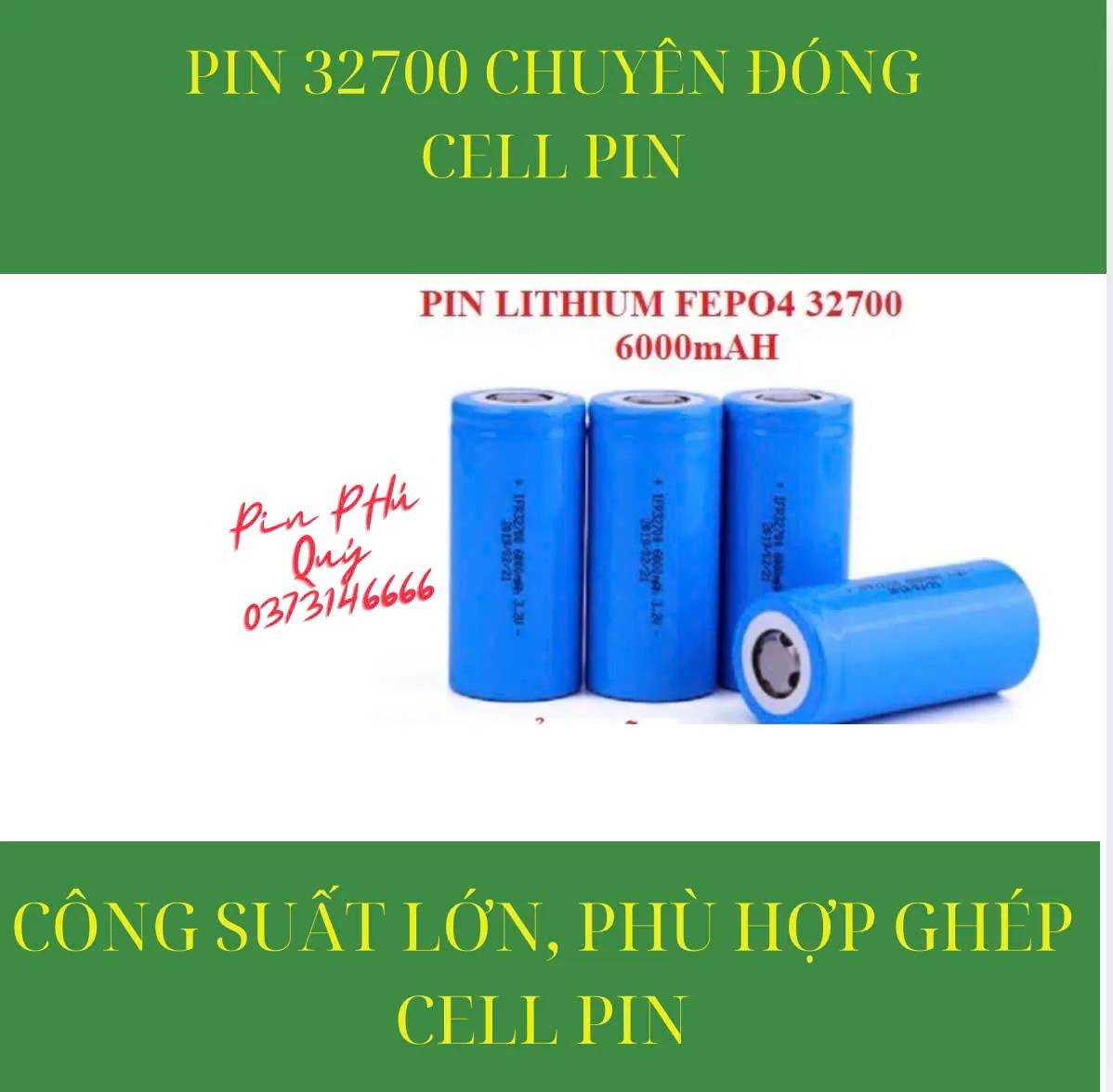 Pin sắt 32700