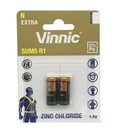 Pin LR1 / Pin Size N / Pin SUM5 E90 1.5V Vinnic