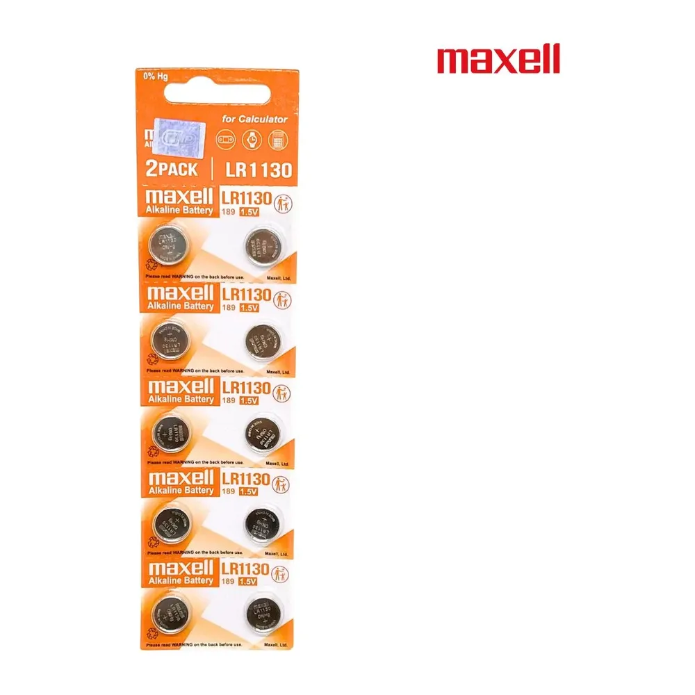 Pin LR1130 189 Maxell vỉ 10 viên