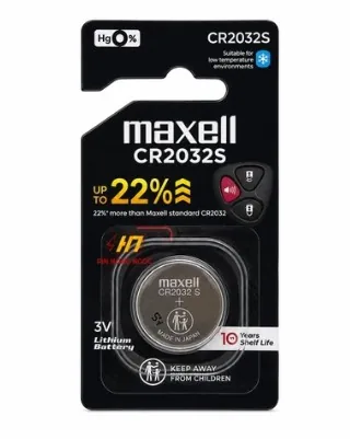 Pin Maxell CR2032S 3V Chính Hãng Nhật Bản - Pin Phú Quý