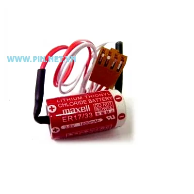Pin Maxell ER17/33 Lithium 3.6v Size 2/3A Made In Japan - Pin Phú Quý