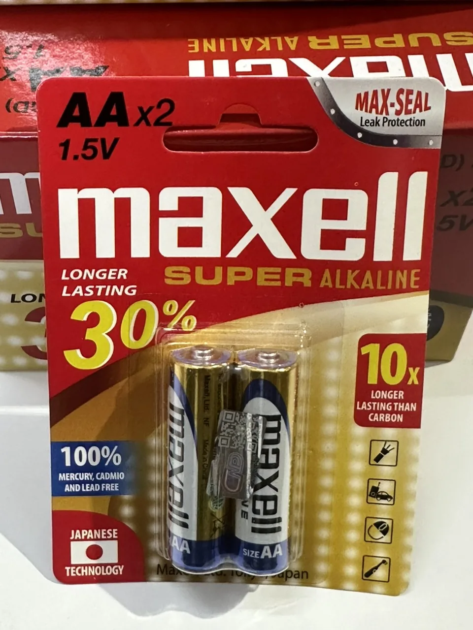 Pin aa maxell alkaline lr06 vỉ 2
