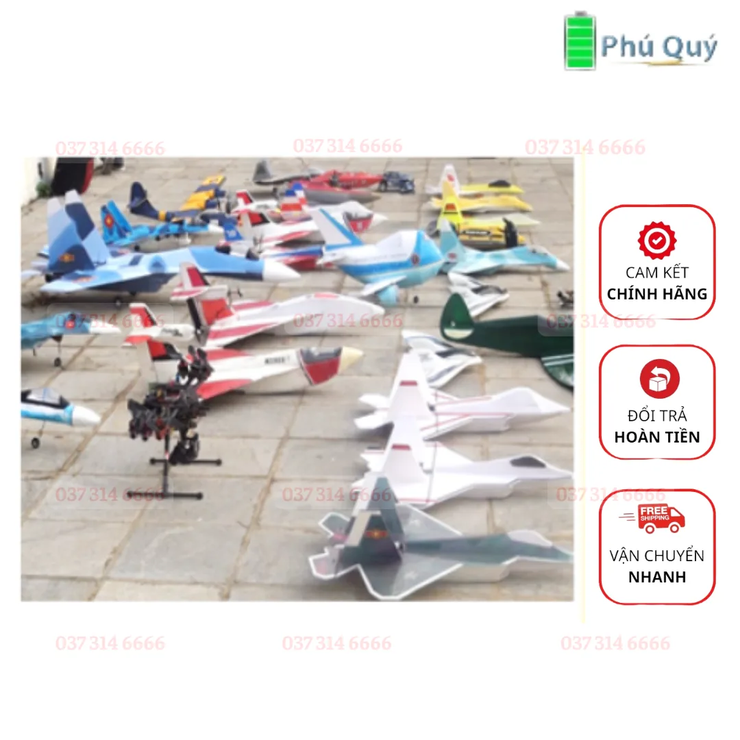 Pin máy bay mô hình các loại _Pin sạc lithium Li-polymer máy bay mô hình - Pin Phú Quý