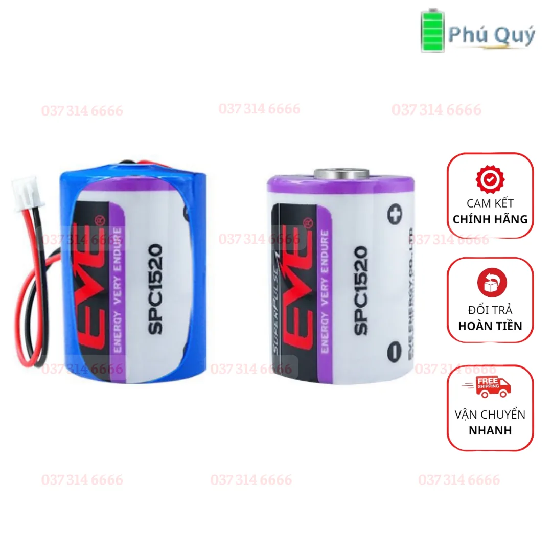 Pin nuôi nguồn EVE SPC1520 lithium-ion 3.6V - Pin Phú Quý