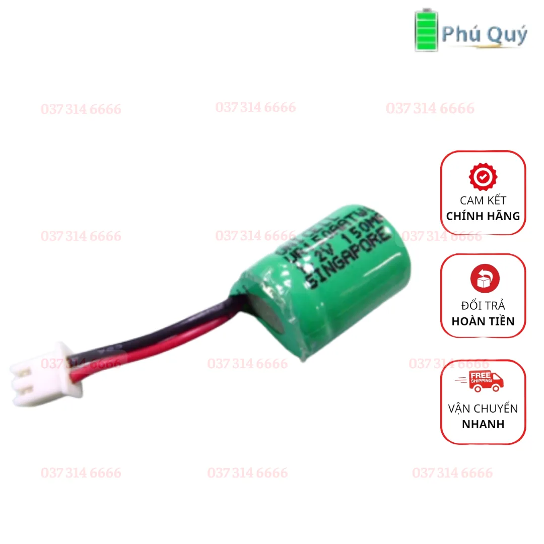 Pin nuôi nguồn thiết bị hẹn giờ National TB11802457 for TB118 Timer (1.2v 150mAh 1/3AA) - Pin Phú Quý