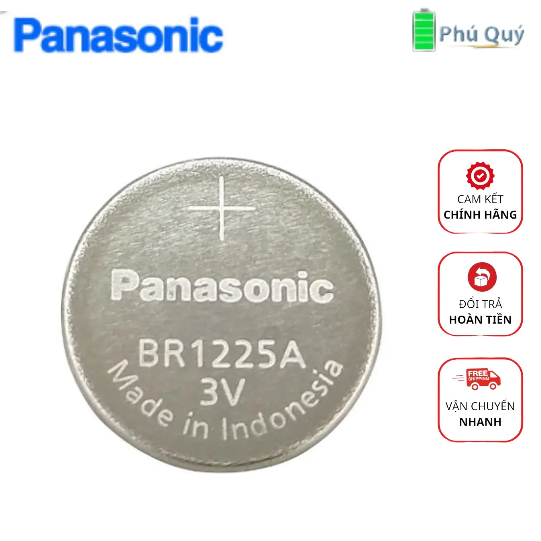 Pin Panasonic BR1225A 3V chính hãng - Pin Phú Quý