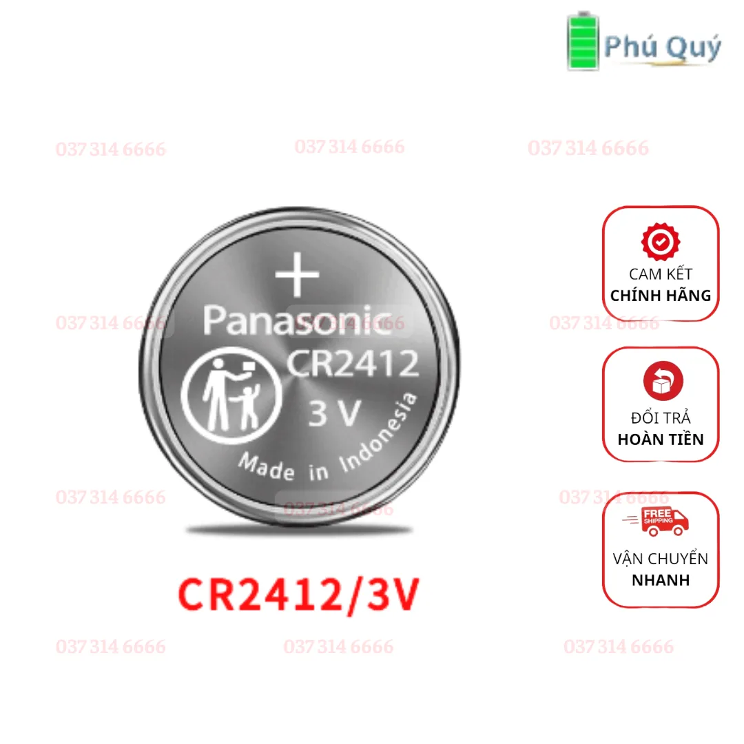 Pin Panasonic CR-2412CH/1B - Pin Phú Quý