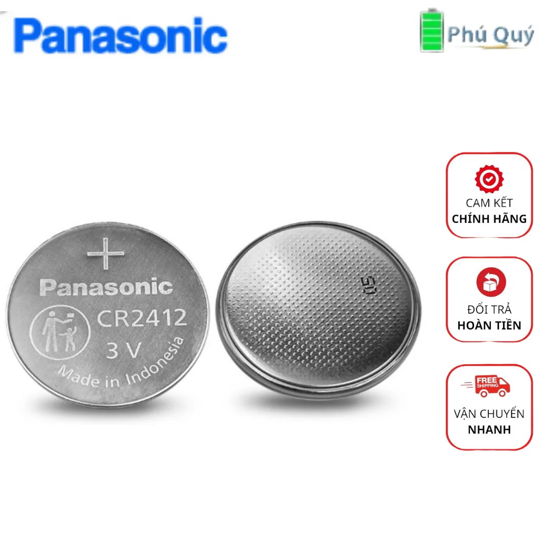 Pin Panasonic CR2412 3V - Pin Phú Quý