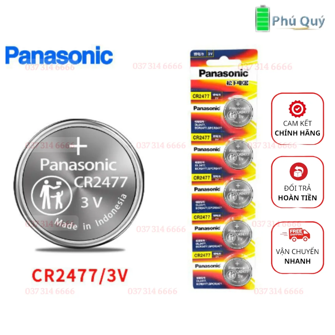 Pin Panasonic CR2477CH/5B - Pin Phú Quý