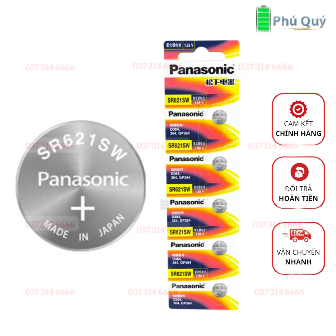 Pin panasonic Watch SR621SW - Pin Phú Quý