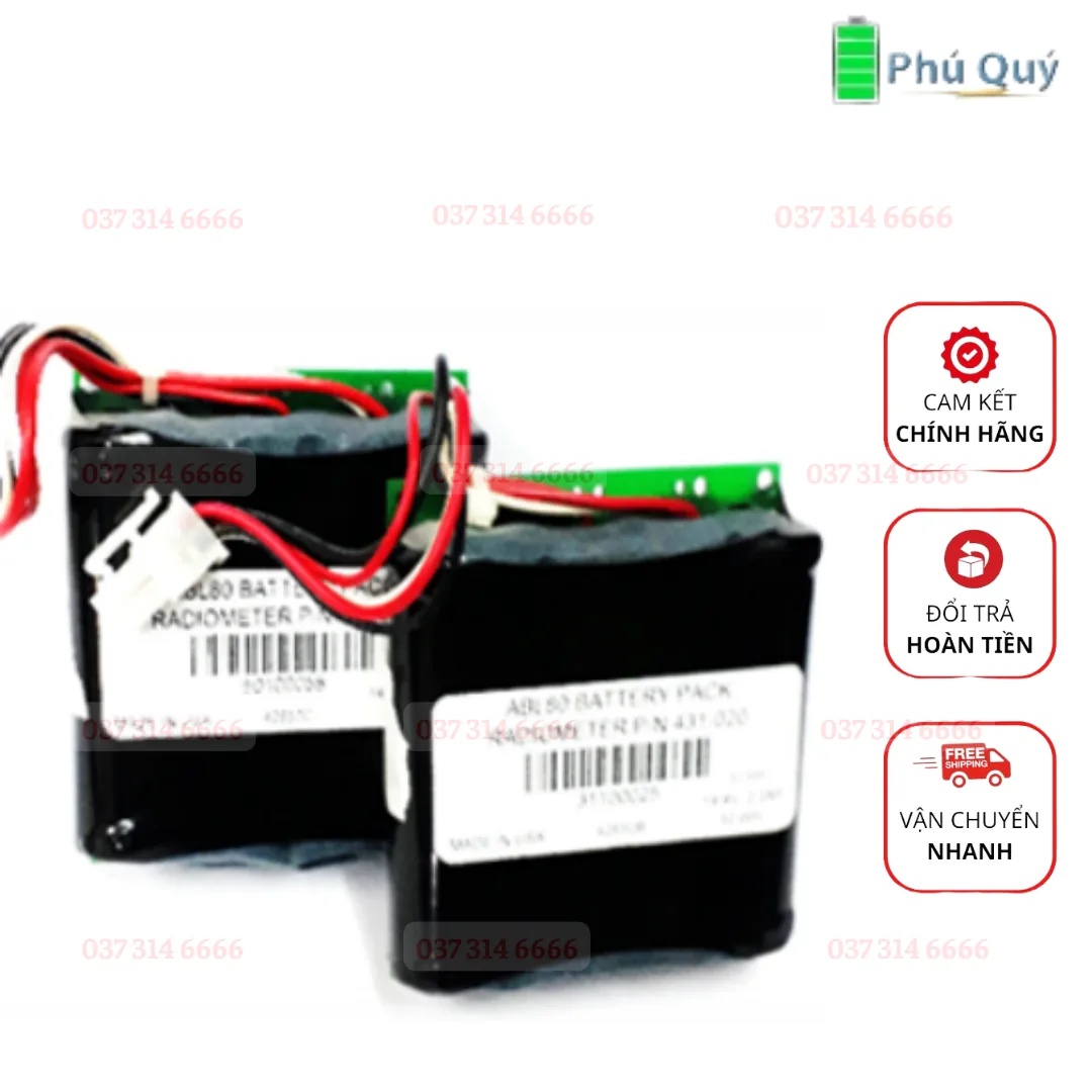 Pin PHÓNG XẠ KẾ Radiometer 14.4v Li-ion 2200mAh (ABL80 PN-431 020) - Pin Phú Quý