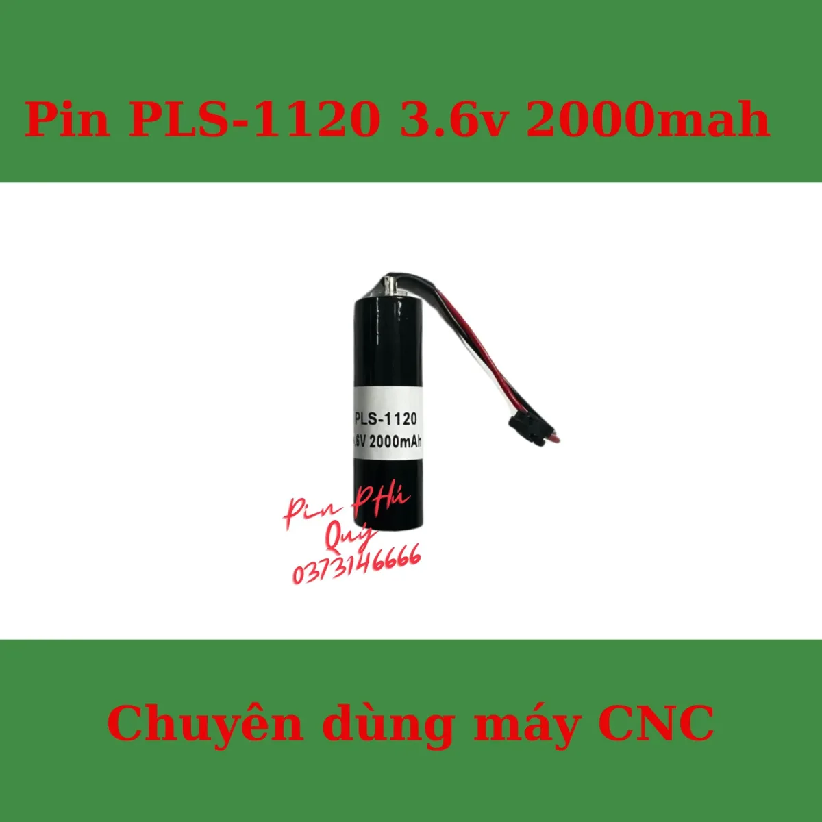 Pin PLS-1120 3.6V 2000mah - Pin Phú Quý
