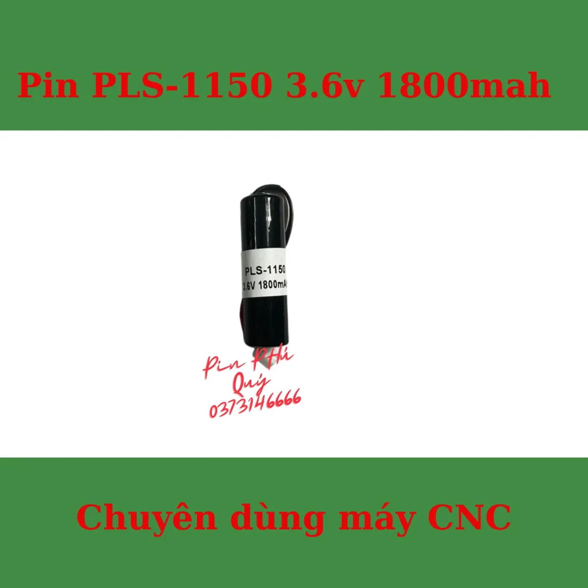 Pin PLS-1150 3.6V 2000mah - Pin Phú Quý