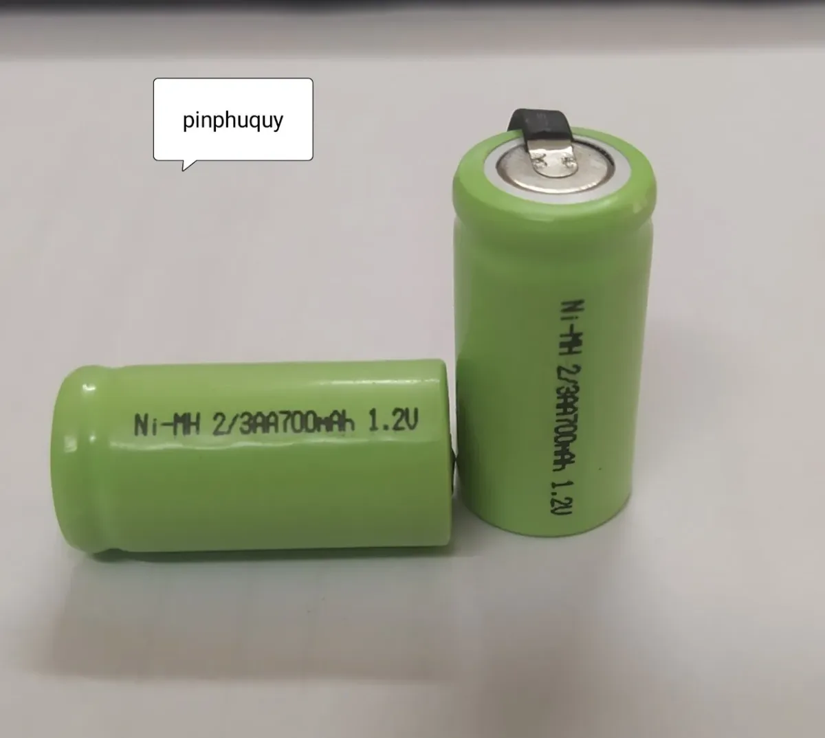 Pin sạc 2/3AA 700mAh Công nghiệp - Pin Phú Quý