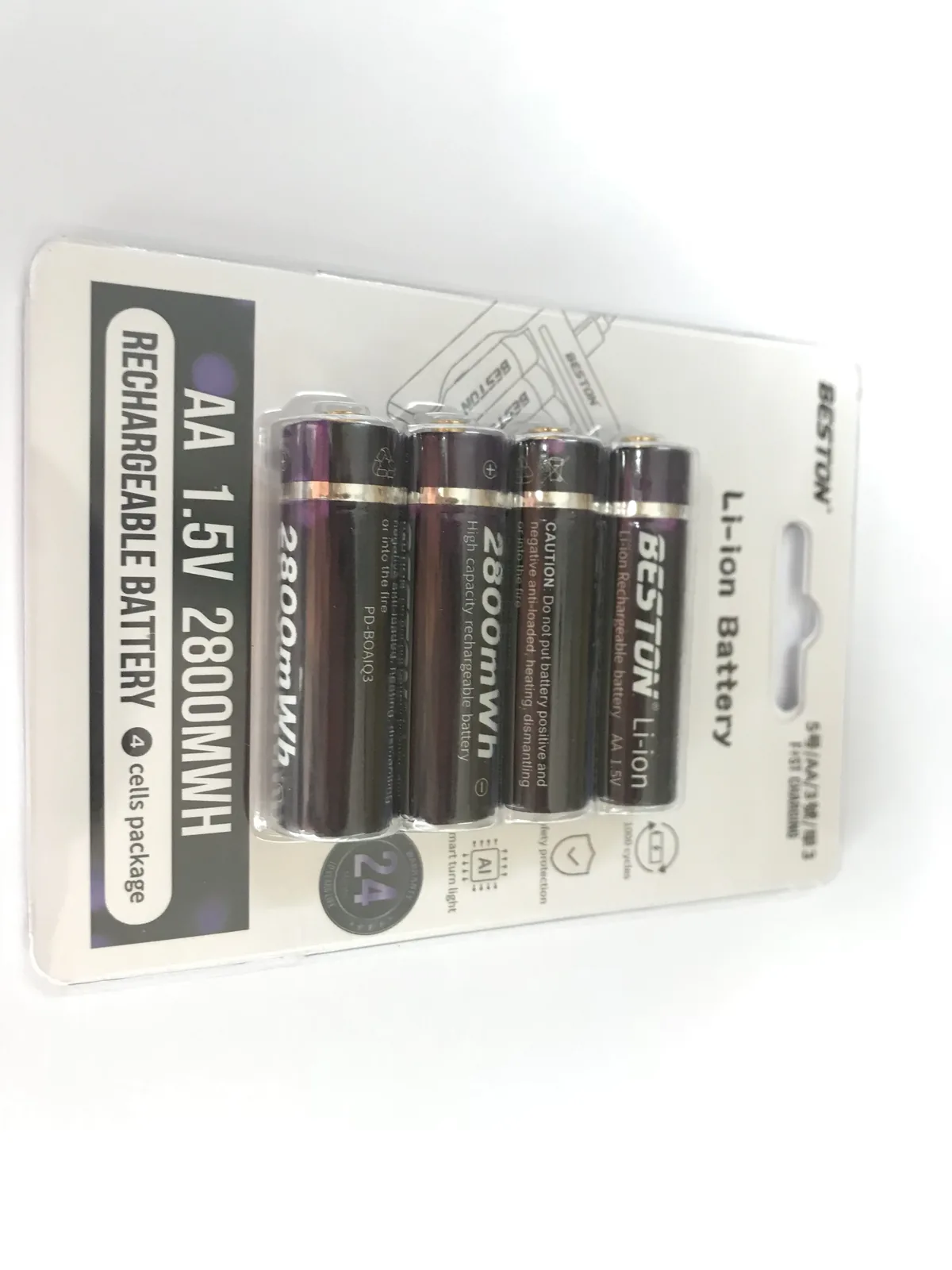 Pin aa 1.5v sạc 2800mah Beston - Pin Phú Quý