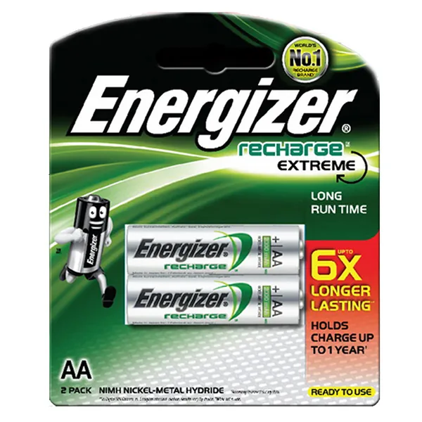 Pin sạc AA Energizer vỉ 2 viên