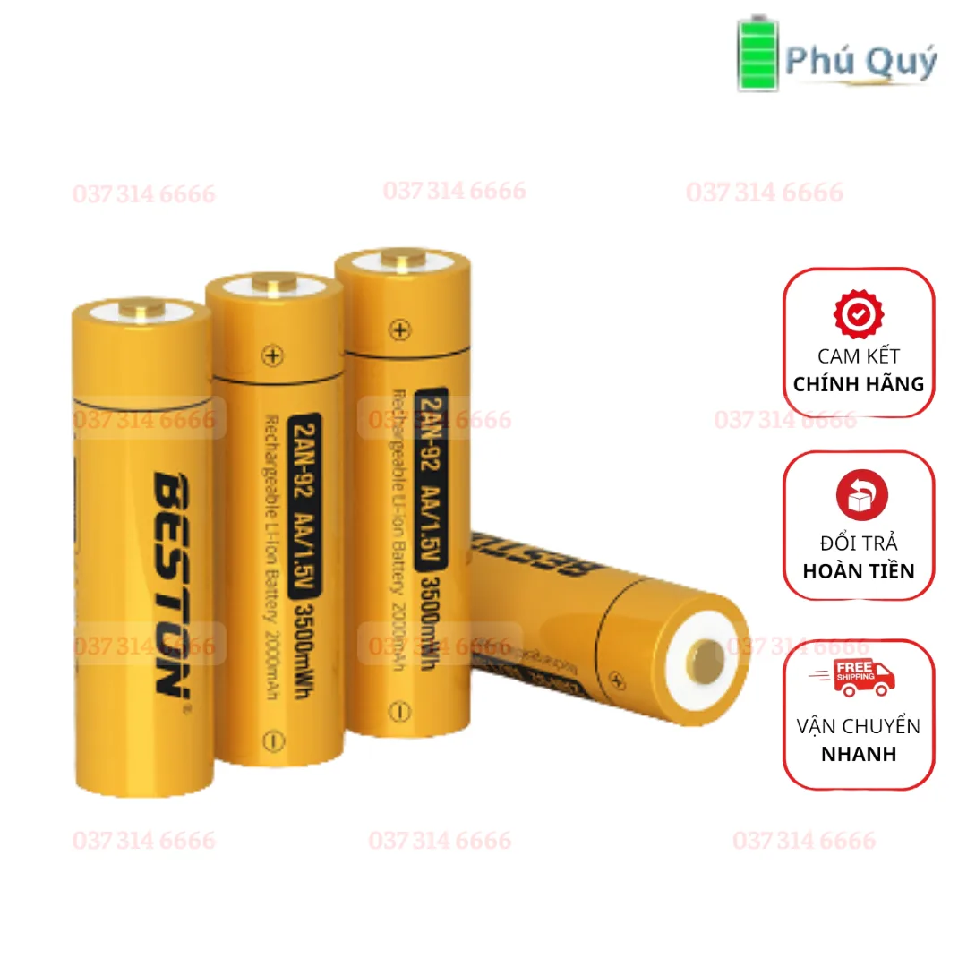 Pin sạc Beston AA/5 lithium - Pin Phú Quý