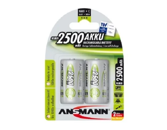 Pin Sạc C ( Trung ) ANSMANN / HR14 2500mah - Pin Phú Quý