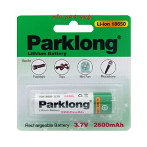 Pin Sạc 18650 Parklong Li-ion 2600mah - Pin Phú Quý