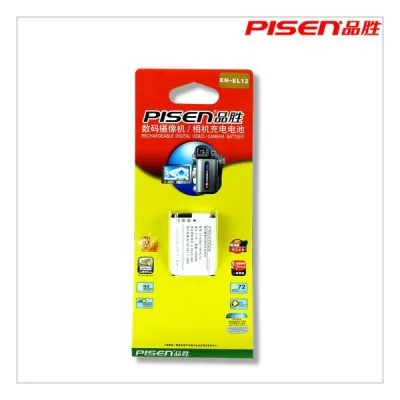 Pin sạc Pisen EN-EL12 dùng cho máy ảnh Nikon - Pin Phú Quý