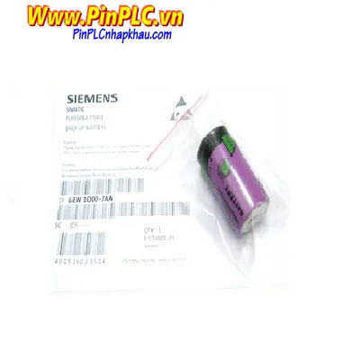PIN SIEMENS 6EW-1000-7AA LITHIUM 3.6V SIZE D MADE IN ISRAEL - Pin Phú Quý