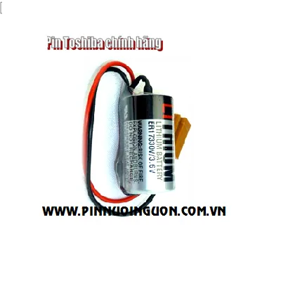 Pin Toshiba ER17330V Lithium 3.6v Size 2/3A Made In Japan - Pin Phú Quý
