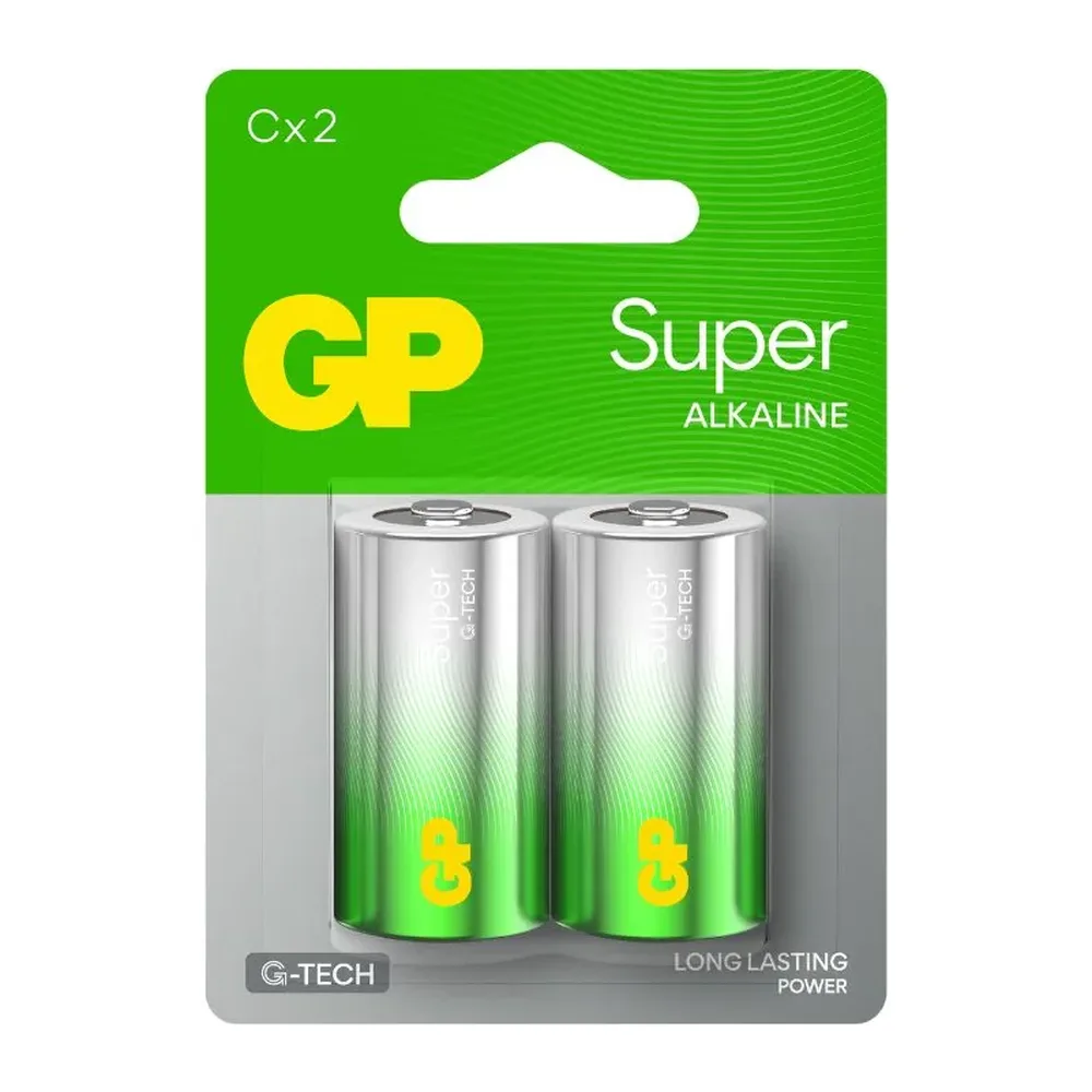 Pin Trung Alkaline C GP14AETA21-2GSBC2 ( Vỉ 2 Viên )