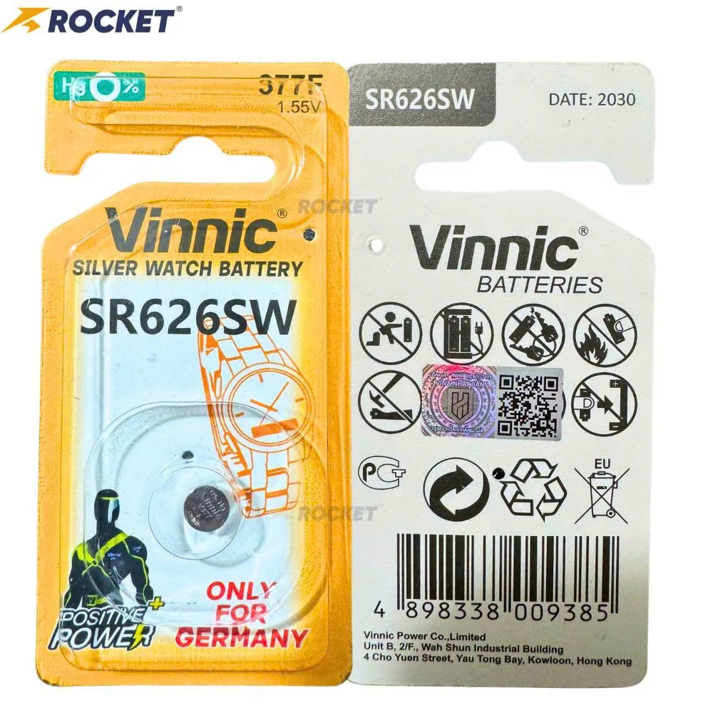 pin đồng hồ vinnic sr626sw