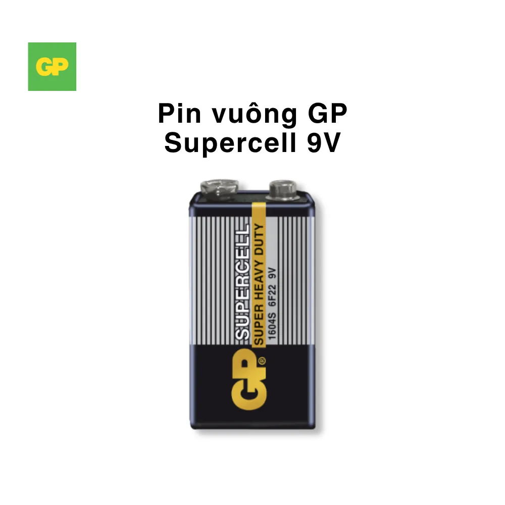 pin vuông 9v gp