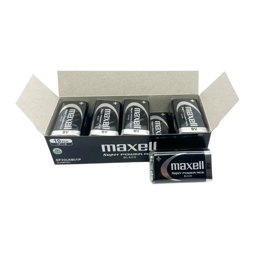 Pin Vuông (9v)  Maxell  6f22 vỉ 1 viên chính hãng