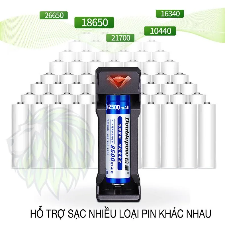 Bộ Sạc Pin 18650 26650 21700 16340 CR123A 14500 21700 Tự Ngắt