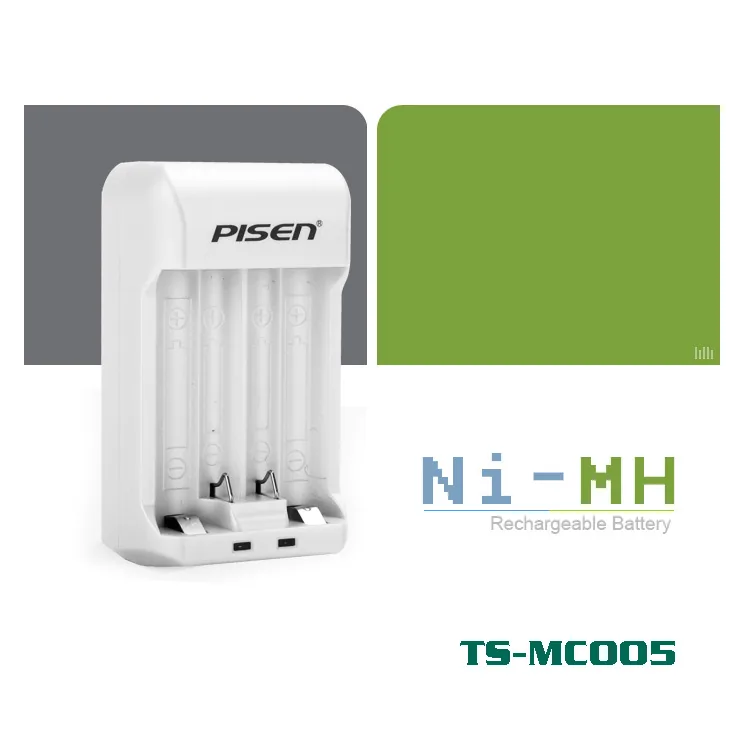 Sạc Pisen TS – MC005 dùng cho Pin Ni-MH AA/AAA - Pin Phú Quý