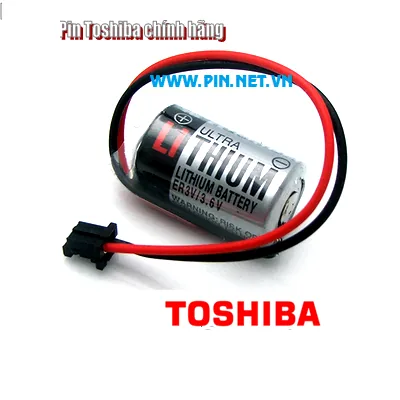 Toshiba ER3V, Pin Toshiba ER3V Lithium 3.6v Size 1/2AA 1000mAh Made In Japan - Pin Phú Quý