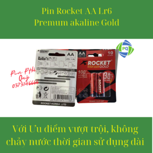 Pin Roket Aa Lr6 Super alkaline vỉ 2 chính hãng