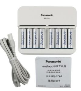 Máy sạc pin Panasonic kèm 8 pin Eneloop AA-KJ63HCC80C