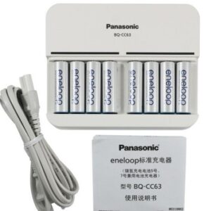 Máy sạc pin Panasonic kèm 8 pin Eneloop AA-KJ63HCC80C