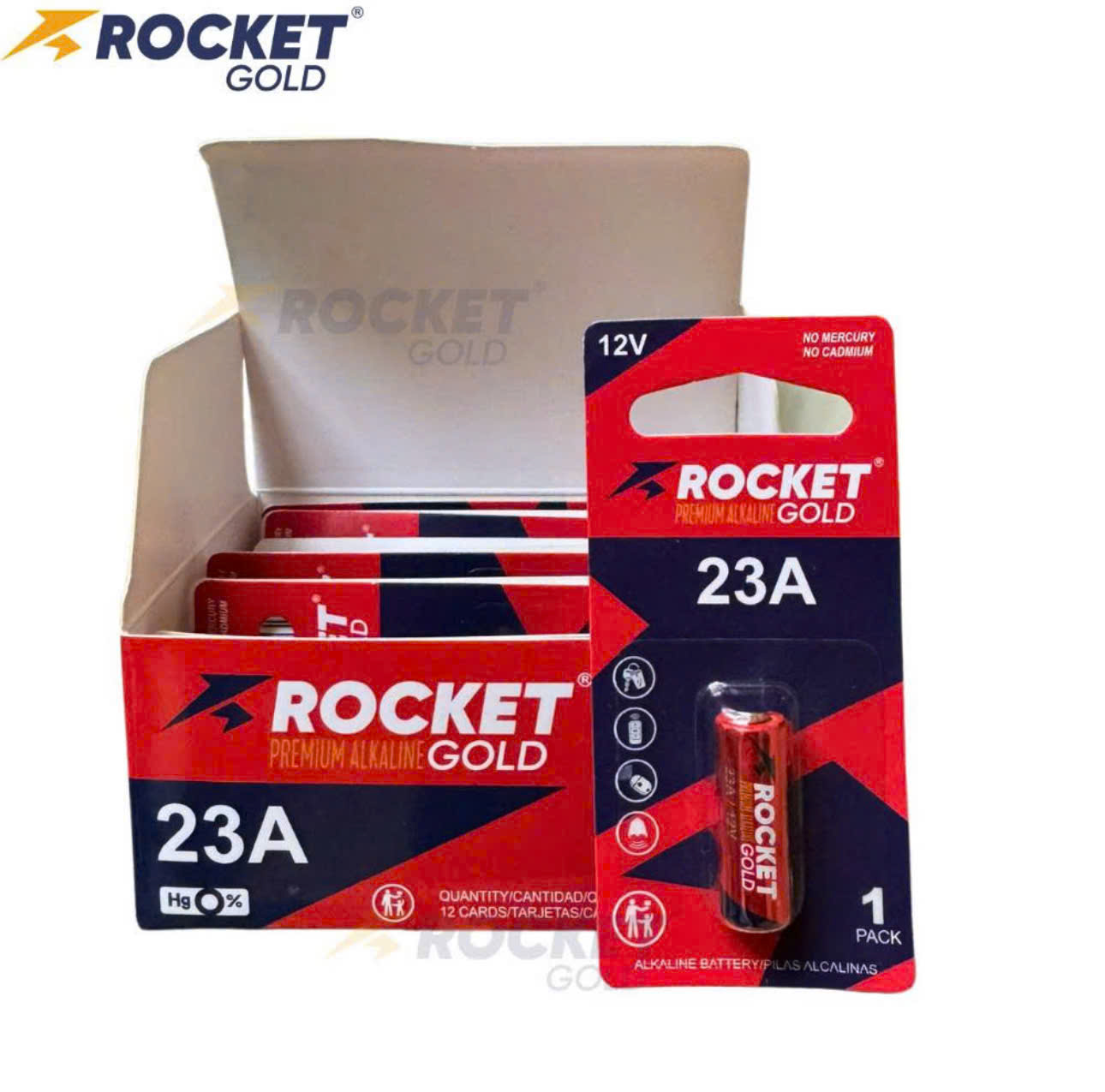 Pin Roket A23 12Vont vỉ 1 viên chính hãng