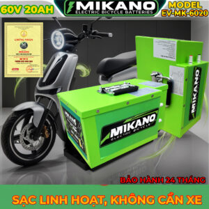 Pin lithium xe điện 60V 20Ah