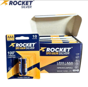 Pin Roket aaa Lr03 Super alkaline vỉ 2 chính hãng
