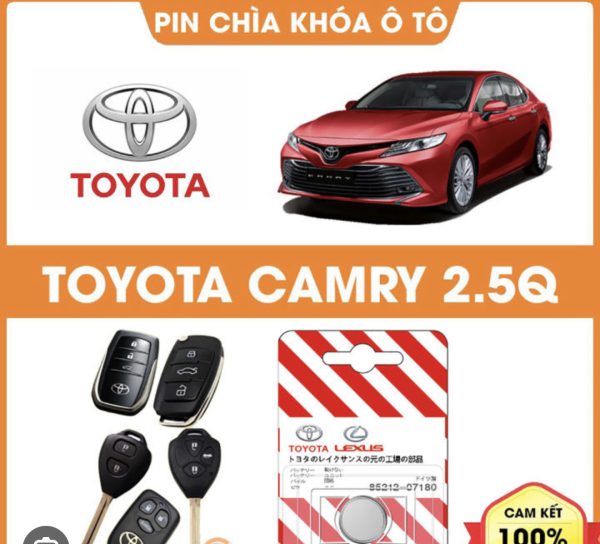 Thay pin chìa khoá oto toyota