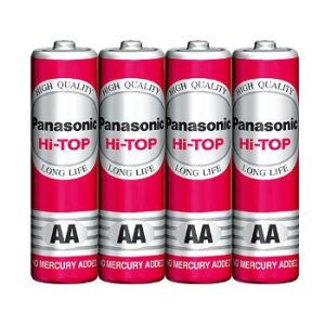 Pin AA Panasonic Hi-Top Carbon gói 4 viên