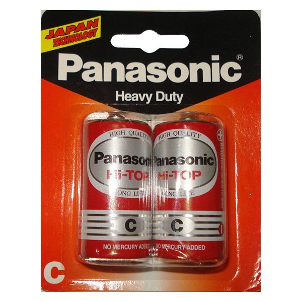 Pin trung Panasonic Hi-Top C Carbon vỉ 2 viên