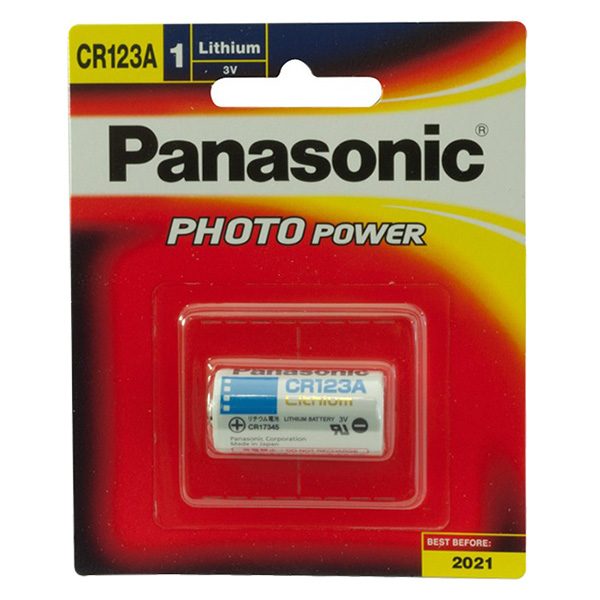 Pin CR123A Panasonic 3V vỉ 1 viên