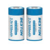 Pin Sạc RCR123A (16340) Beston 650mAh
