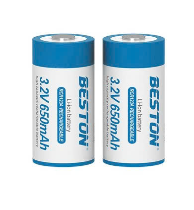 Pin Sạc RCR123A (16340) Beston 650mAh