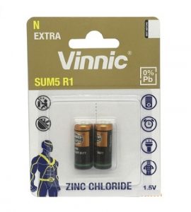 Pin LR1 / Pin Size N / Pin SUM5 E90 1.5V Vinnic