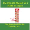 Pin maxell cr2450 chính hãng vỉ 5 viên