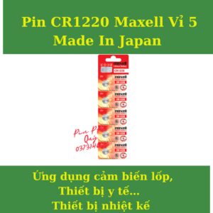 Pin maxell CR1220 chinh hang
