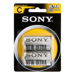 Pin trung Sony C Carbon vỉ 2 viên