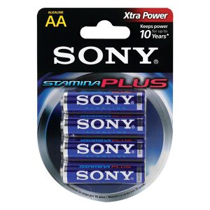 Pin AA Sony Stamina PLus vỉ 4 viên